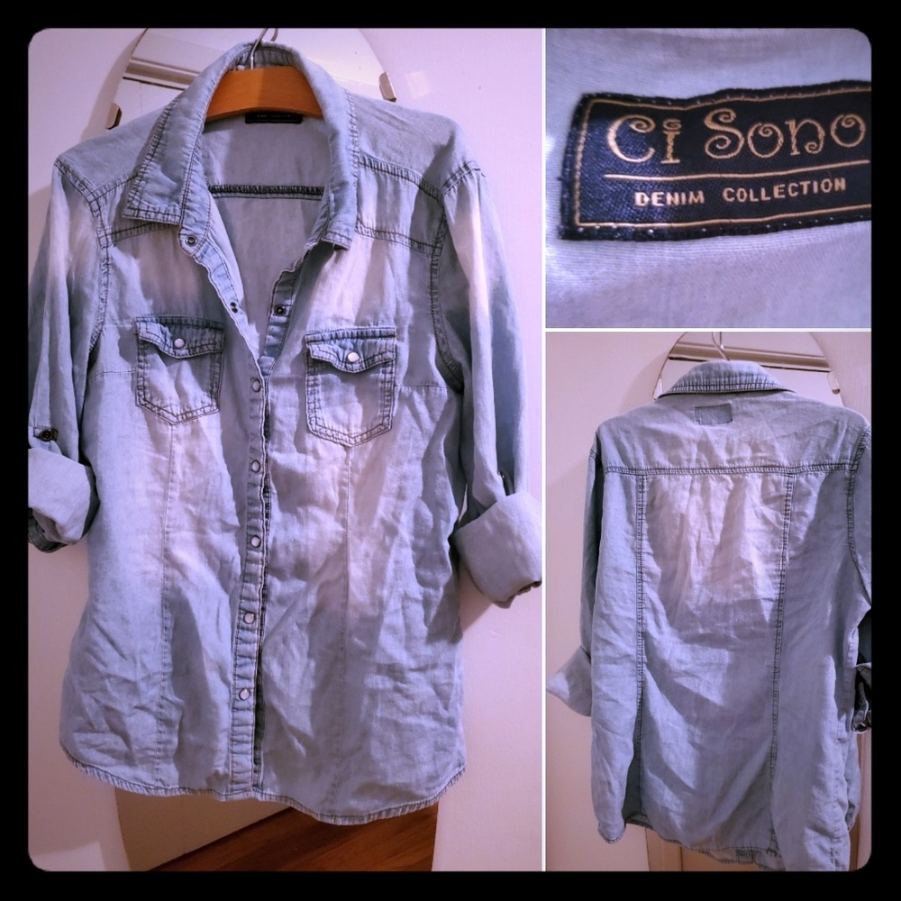 Ci Sono denim Shirt